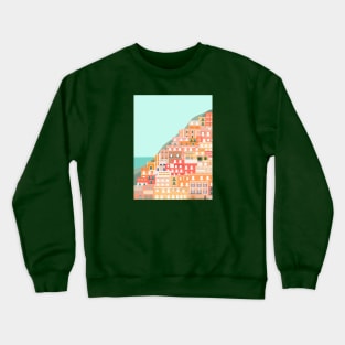 View over the Amalfi Coast, Positano, Italy Crewneck Sweatshirt